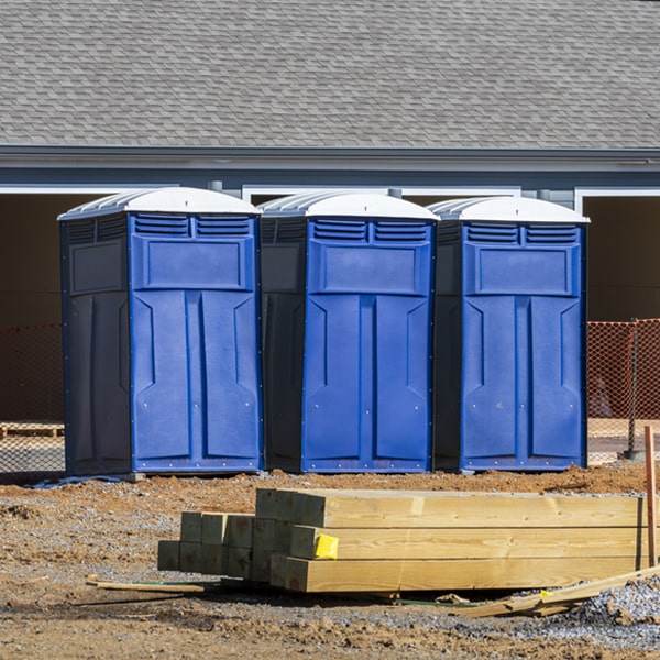 what is the cost difference between standard and deluxe portable toilet rentals in Lyndon Center